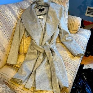 Ann Taylor pea coat, new with tag small size, light grey with original tag